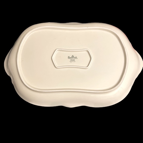 ROSENTHAL GERMANY SANSSOUCI 13 1/4” RECTANGULAR SERVING PLATTER (Ivory) - Picture 10 of 11